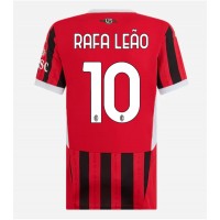 Maglie da calcio AC Milan Rafael Leao #10 Prima Maglia Femminile 2024-25 Manica Corta